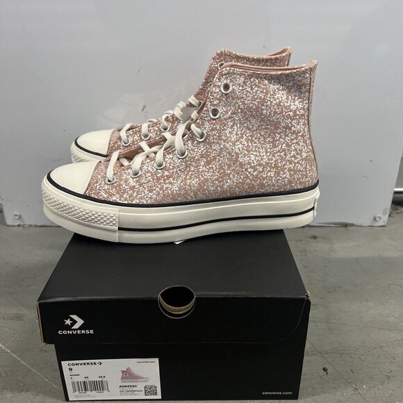 Converse Women’s Size 9 Dusty Cinder Egret Black A09422C - Picture 2 of 10